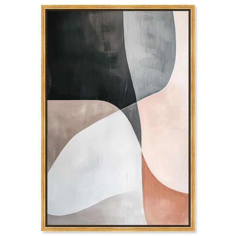 Curved Contour Canvas by Art Remedy - 10" x 15" - Gold