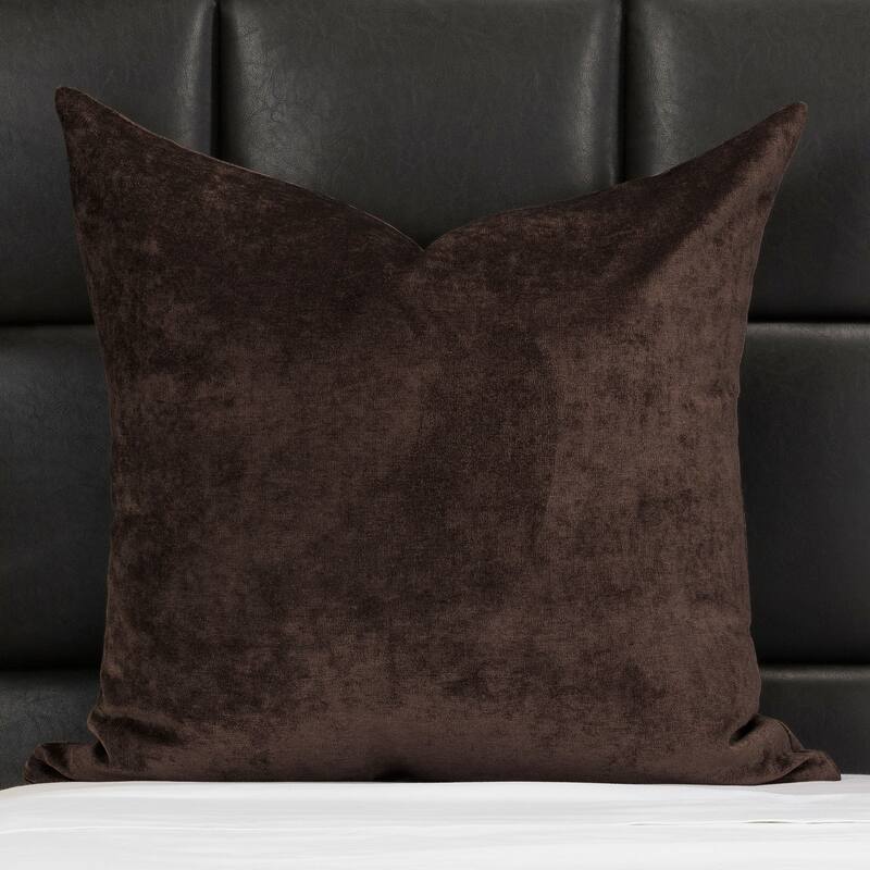 Mixology Padma Washable Polyester Throw Pillow - 30 x 30 - Coffee Bean