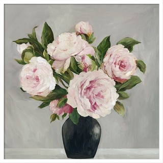 Bloom Ballet by Asia Jensen Wood Framed Wall Art Print - Svelte White ...