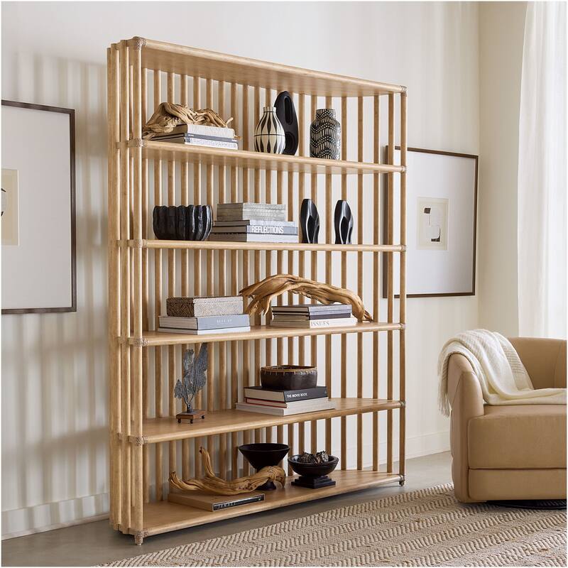 Hooker Furniture 6950-10446 Retreat 66" Wide 4 Shelf Wood Bookcase