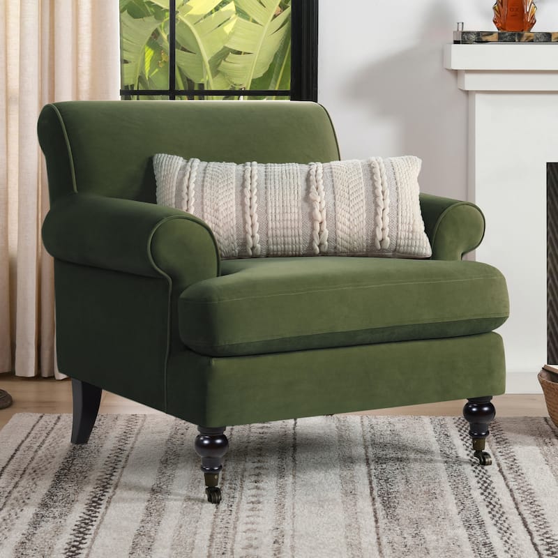 Jennifer Taylor Home Alana Lawson Accent Arm Chair - Green