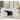 Furniture of America Torin Modern 5-Piece White Marble Top Dining Table Set with Boucle Upholstered Chairs