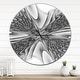 preview thumbnail 7 of 7, Designart 'Fractal 3D Magical Depth' Oversized Modern Wall CLock 29 in. wide x 29 in. high