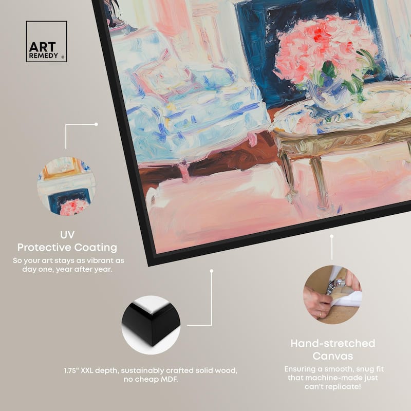 Softly Painted Space Canvas by Art Remedy