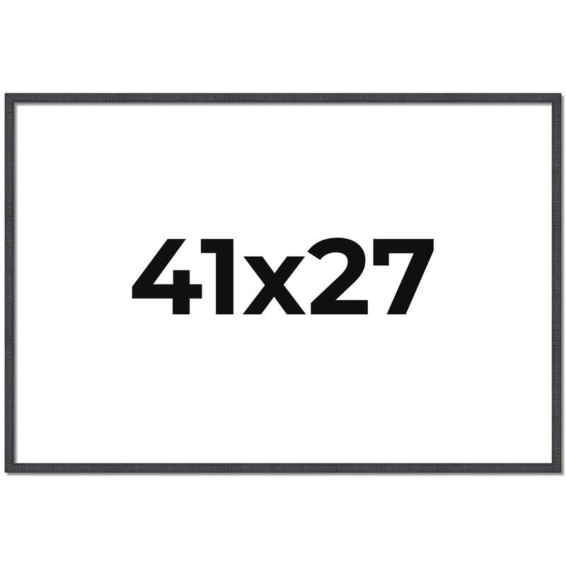 41x27 Frame Brown Solid Wood Picture Frame - Complete Modern Photo