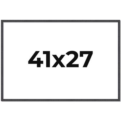 41x27 Frame Brown Solid Wood Picture Frame - Complete Modern Photo