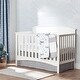 preview thumbnail 2 of 7, Lush Decor Baby Seaside Micro Mink Fitted Crib Sheet, 2 Pack - 52"x 28" x 9"