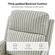 preview thumbnail 3 of 48, Diana Modern Polyester 360-degree Swivel Rocker Recliner Set of 2 by HULALA HOME