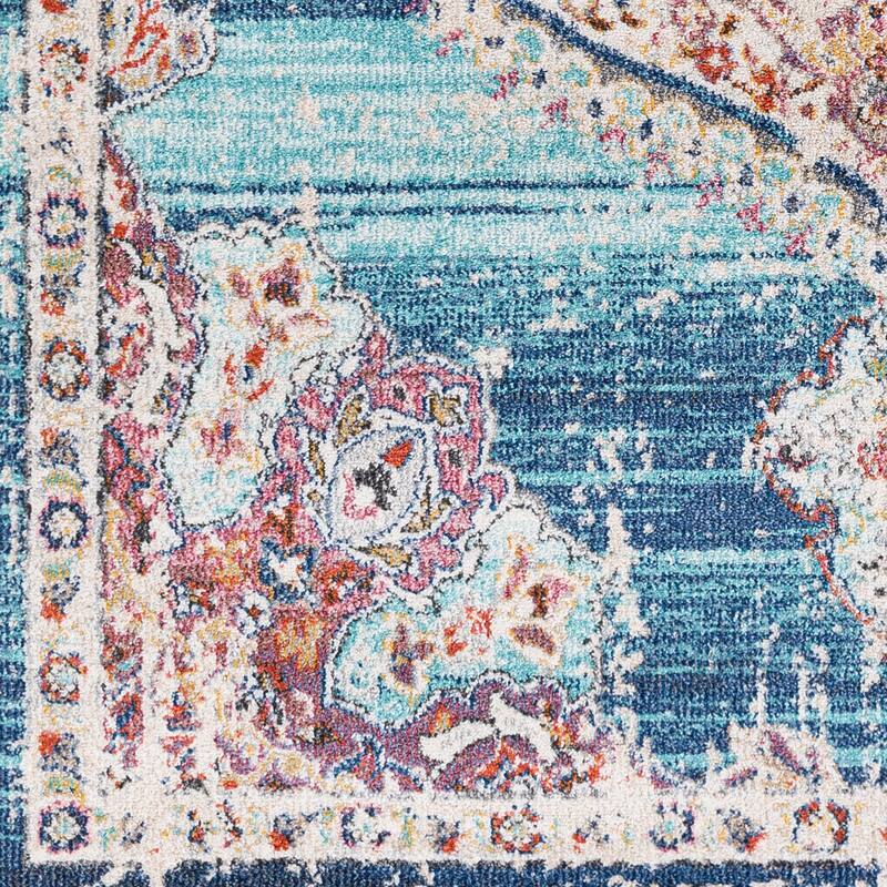 Gabbie Distressed Medallion Area Rug