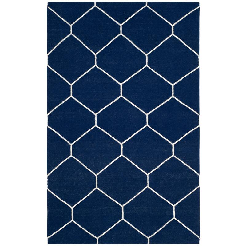 SAFAVIEH Handmade Flatweave Dhurries Walty Modern Moroccan Wool Rug