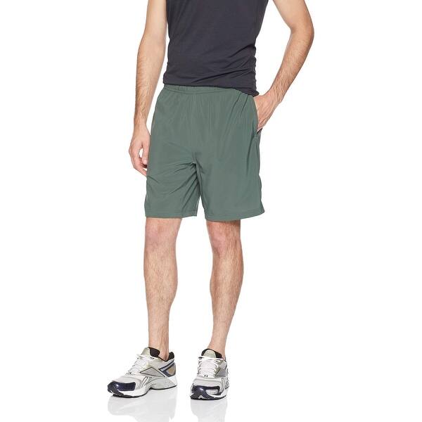 Shop Reebok Mens Shorts Forest Green Size Medium M Basketball Pull