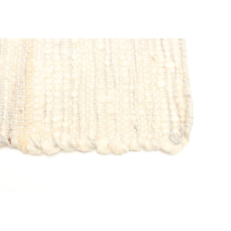 ECARPETGALLERY Braid weave Sienna Cream Wool Rug - 4'11 x 8'0