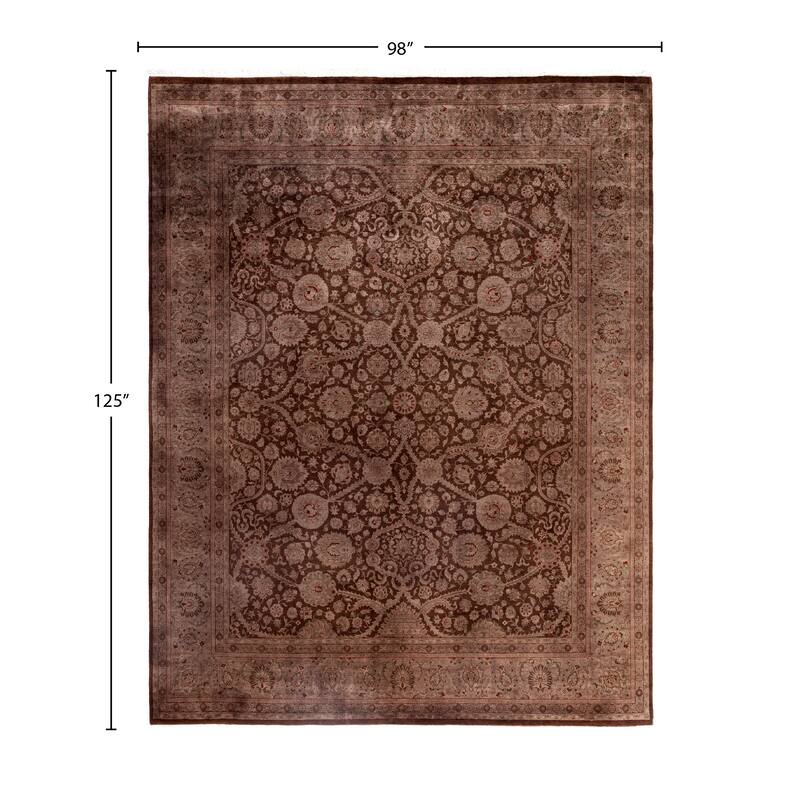 Overdyed One-of-a-Kind Hand-Knotted Area Rug - Brown - 8' 2" x 10' 5"