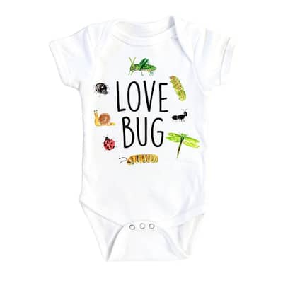 Love Bug All - Baby Boy Girl Clothes Infant Bodysuit Funny Cute Newborn