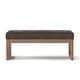 preview thumbnail 34 of 46, WYNDENHALL Madison 44 inch Wide Contemporary Rectangle Ottoman Bench