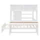 preview thumbnail 35 of 40, Modern Full size Loft Bed With Twin Size Stand-alone Bed,Shelves,Desk And Wardrobe,Versatile Use