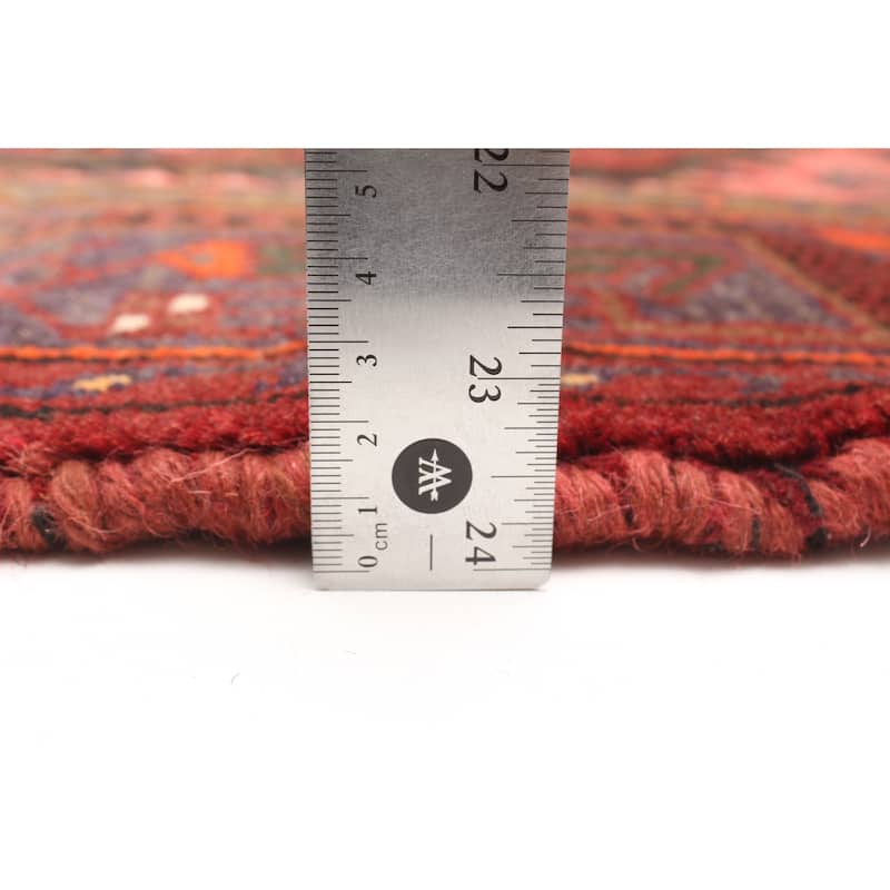 ECARPETGALLERY Hand-knotted Andelz Red Wool Rug - 4'2 x 6'2