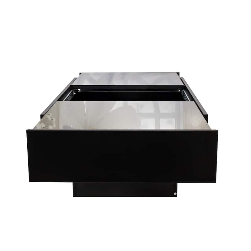 Extendable Coffee Table with Sliding Top & Hidden Storage – Modern Living Room Centerpiece‌