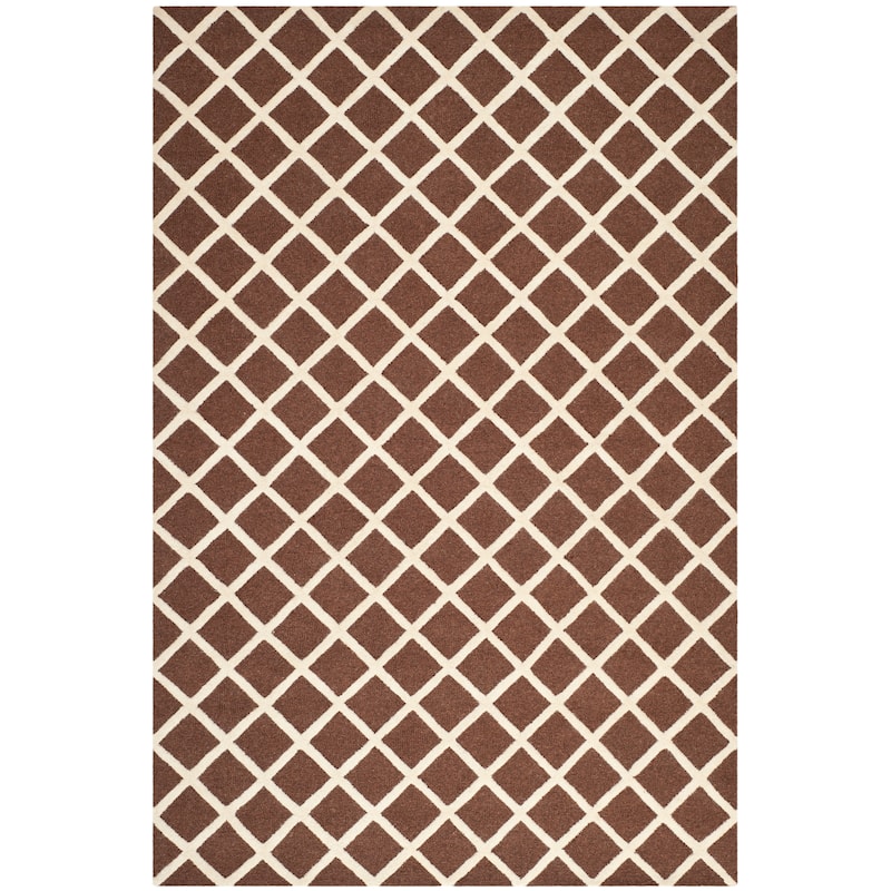 SAFAVIEH, Handmade Cambridge Siire Moroccan Trellis Wool Rug