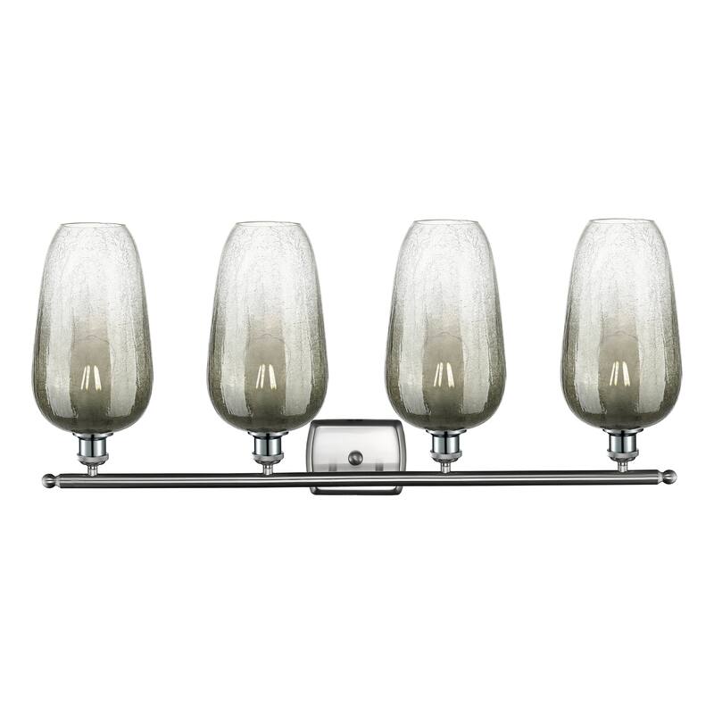 Innovations Lighting Endless Possibilities Ballston - Brookhaven Flute - 4 Light 37" Bath Vanity Light