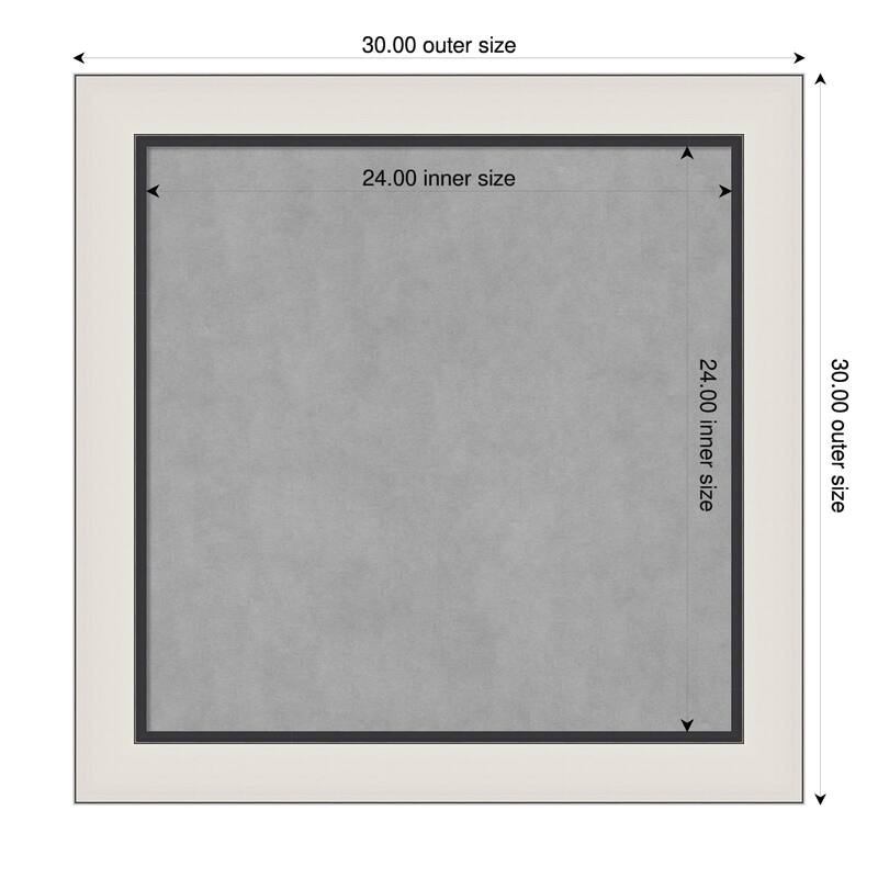 Amanti Art Ellie Brown Silver Framed - 30 x 30 in - Ellie Silver Black