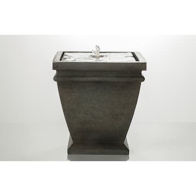 Quadra Resin Fountain w/ LED light and pump