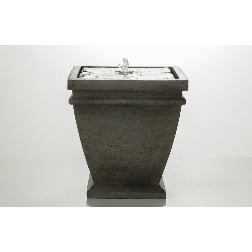 Quadra Resin Fountain w/ LED light and pump