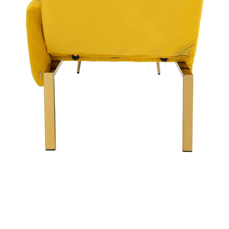 COOLMORE Velvet Sofa Loveseat Sofa with metal feet