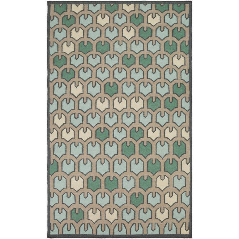 Hand-woven Brett Reversible Wool Area Rug