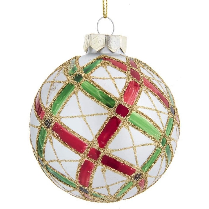 3.15in Plastic Fillable Christmas Ball Ornaments, 10 Pcs