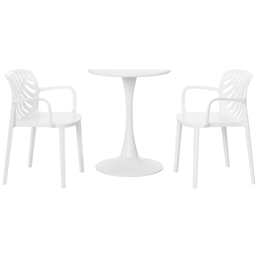 Frond and Form 2-Person Outdoor Round Dining Set