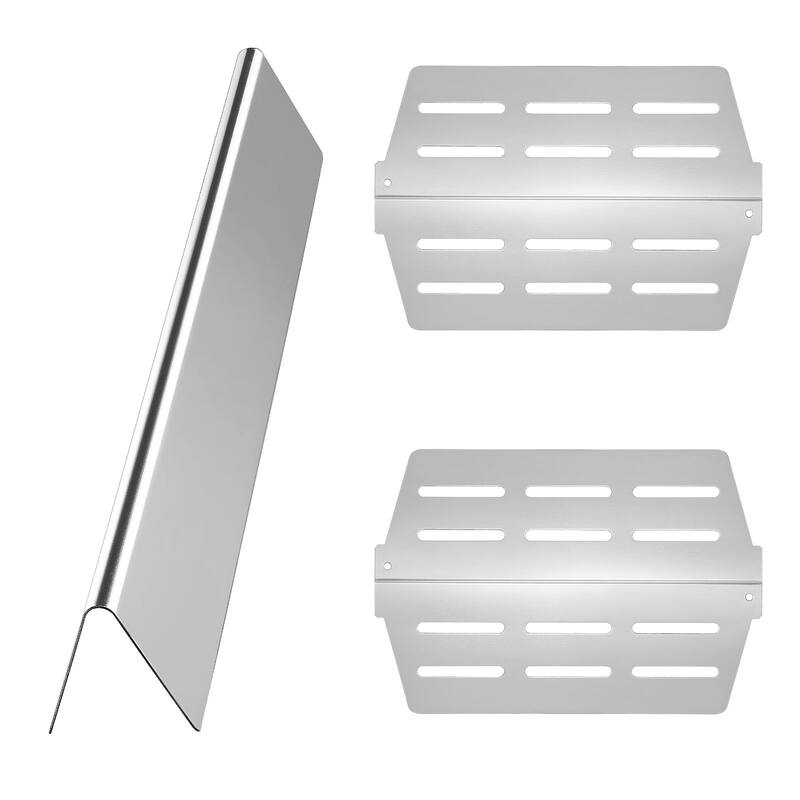 Anmytek 17 Inch Grill Replacement Stainless Steel Flavorizer Bars Set