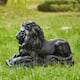 Option 1-Piece Black Lying Lion