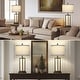 preview thumbnail 13 of 21, 27” Tall Vintage USB Table Lamp Set with Nightlight, Bulb Included (Set of 2) - 12.5'' x 12.5'' x 27''