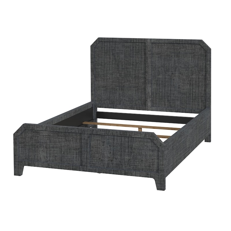 Bar Harbor Raffia Panel Bed