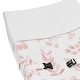 preview thumbnail 4 of 4, Blush Pink and White Floral Leaf Girl Changing Pad Cover Boho Chic Bohemian Watercolor Botanical Flower Woodland Tropical Garden