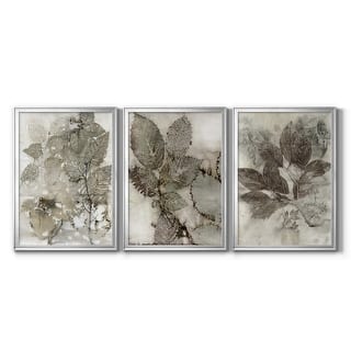 Birch Leaves I Premium Framed Canvas - Ready to Hang - Multi-Color
