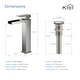 preview thumbnail 16 of 16, Waterfall Lead-free Solid Brass Single Handle Bathroom Sink Faucet