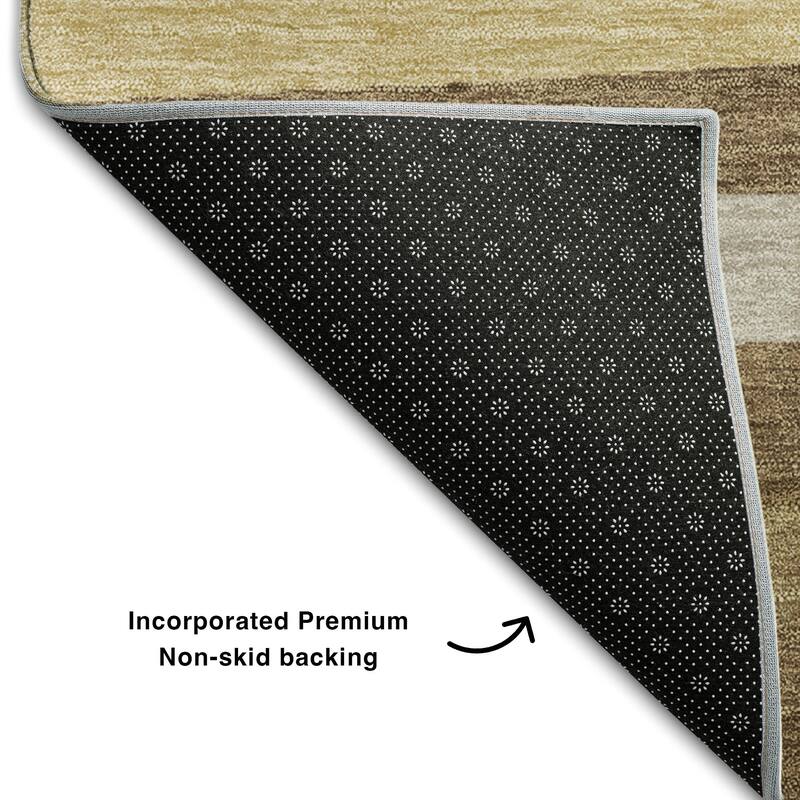 Premium Washable Super Soft Modern Stripes Mayfield Rug