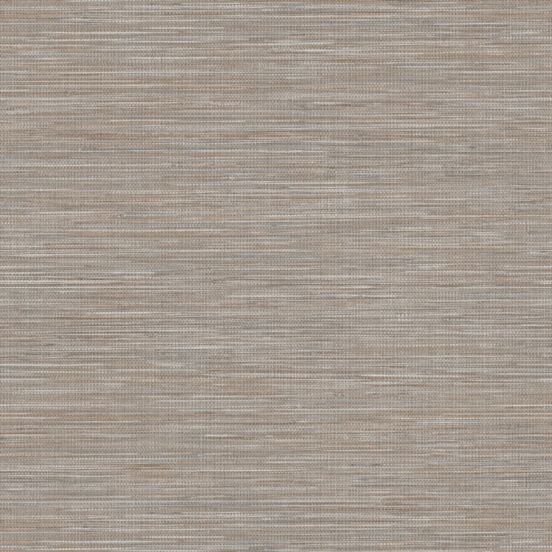 Winn Chestnut Faux Grasscloth Wallpaper