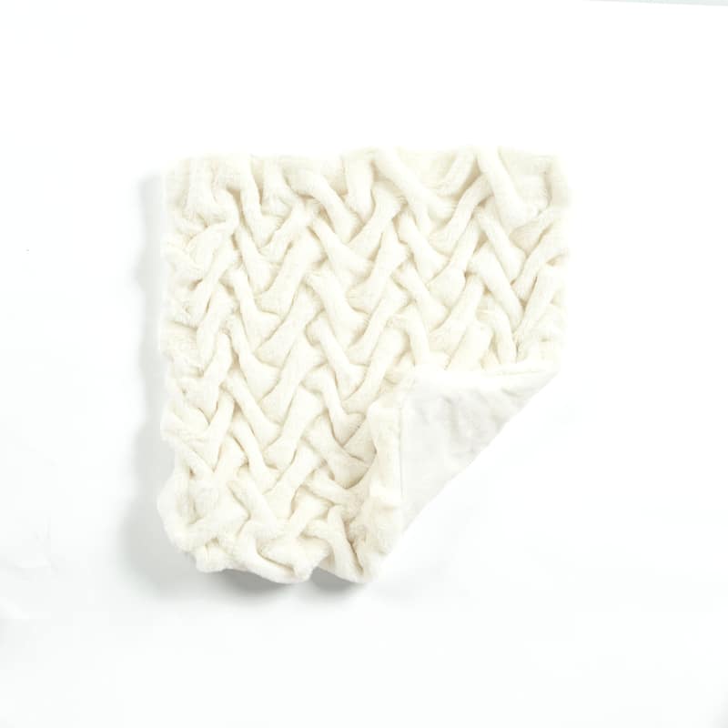 Lush Decor Soft Fur Weave Decorative Pillow Cover