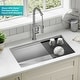 preview thumbnail 161 of 162, KRAUS Kore Workstation Undermount Stainless Steel Kitchen Sink
