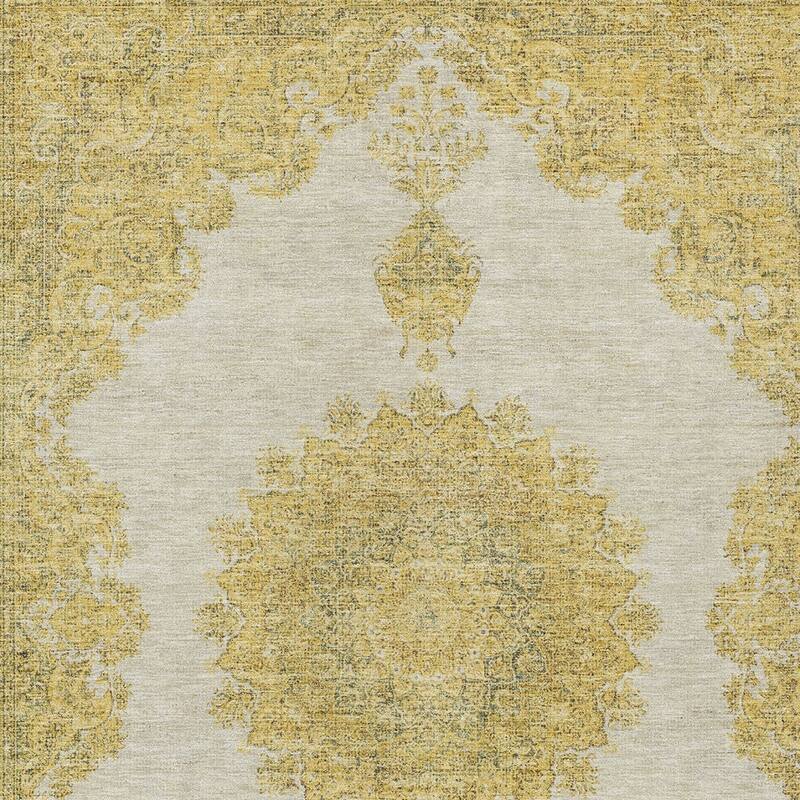 HomeRoots Oriental Traditional Rectangle Outdoor Rug