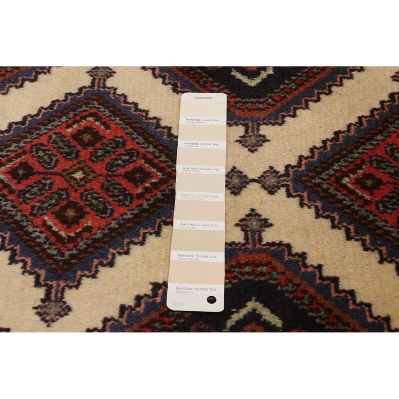 ECARPETGALLERY Hand-knotted Andelz Cream Wool Rug - 2'4 x 9'5