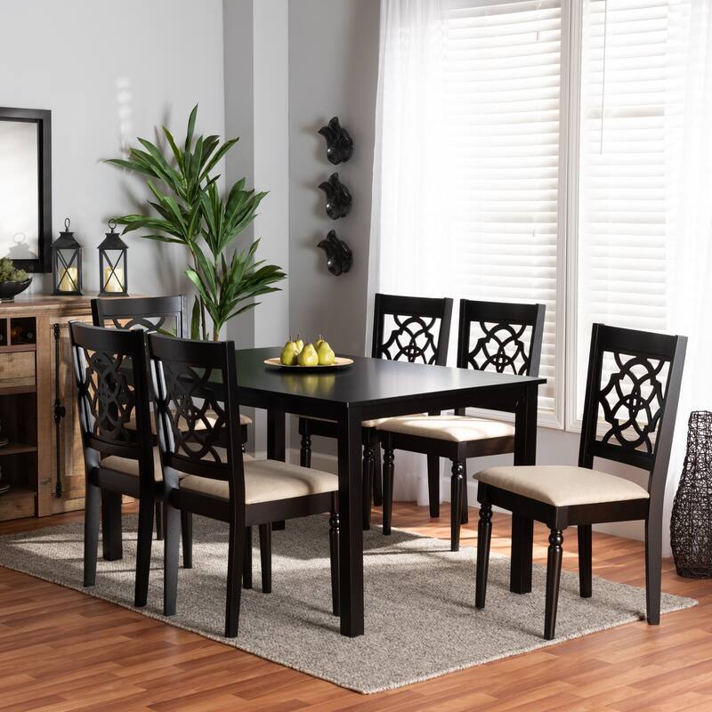 Renaud Modern and Contemporary 7-Piece Dining Set
