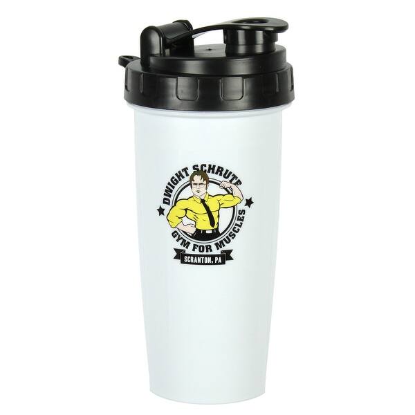 The Office Dwight Schrute Gym For Muscles oz Protein Shaker Bottle On Sale Overstock