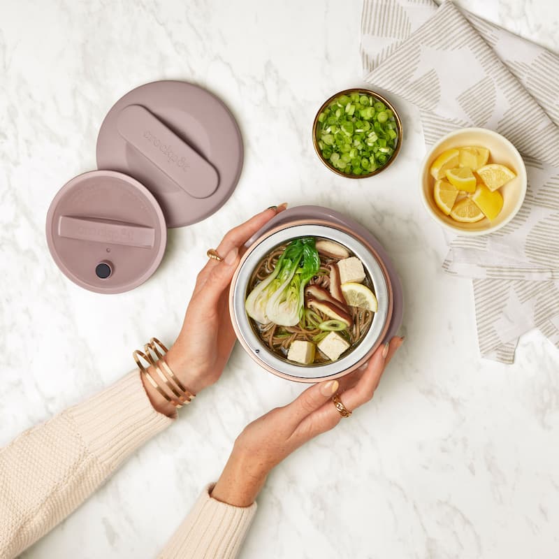Crockpot 20-oz Lunch Crock Food Warmer Heated Lunch Box Sphinx Pink