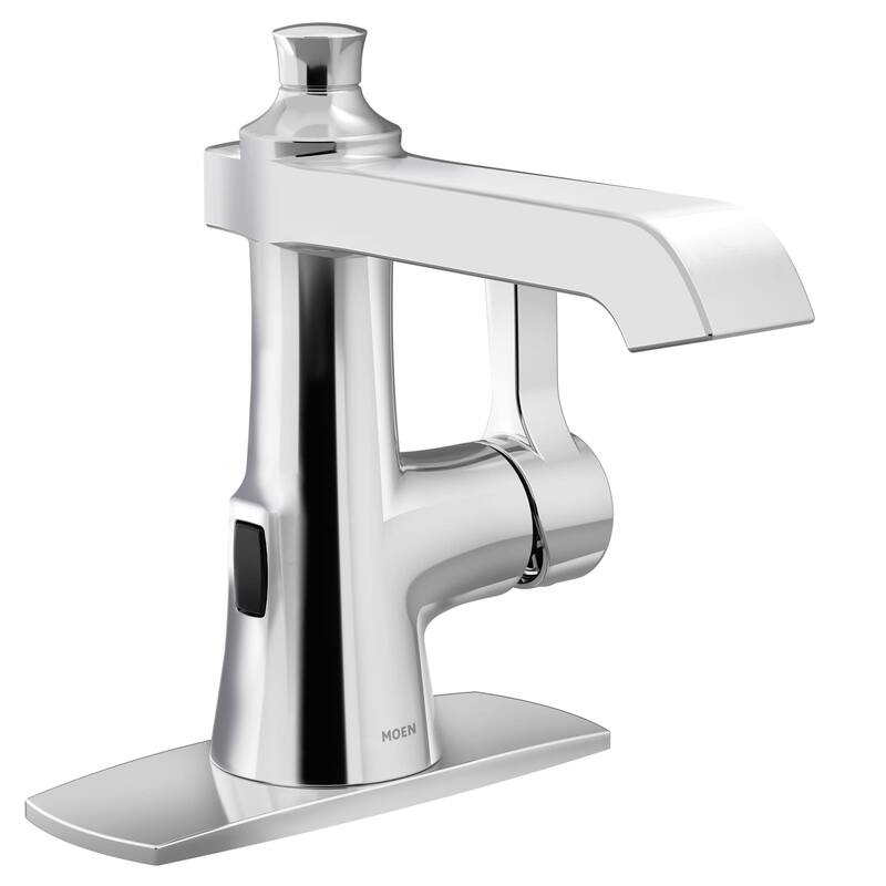 Moen S6981EW Flara 1.2 GPM Single Hole Bathroom Faucet with Pop-Up