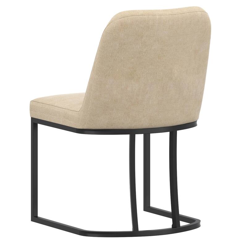 Modern Fabric Dining Chair, Set of 2