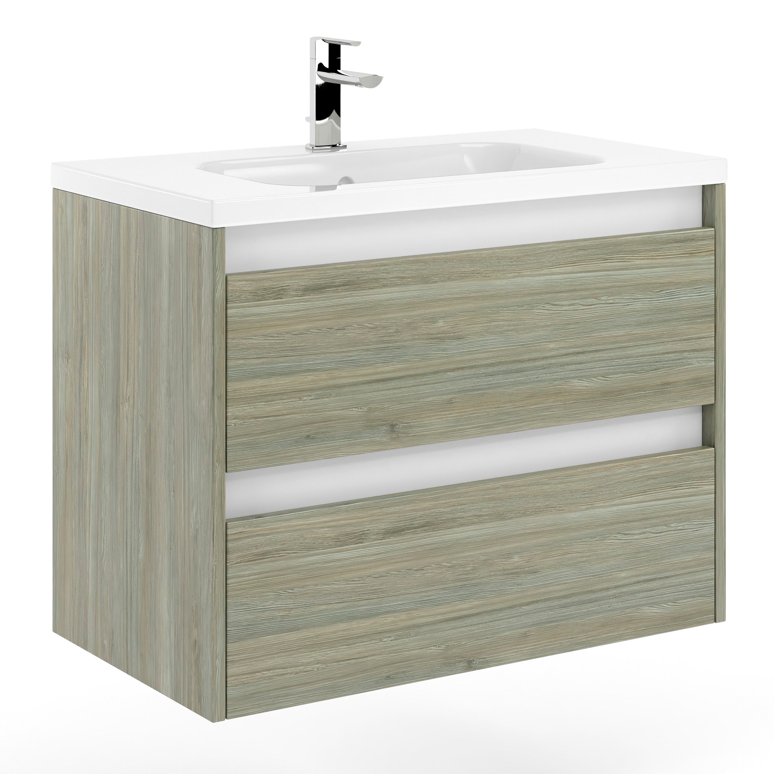 32 Bathroom Vanity Cabinet Sink Docce W32 X H35 X D18 In Sahalie Pine Wood Overstock 32159777